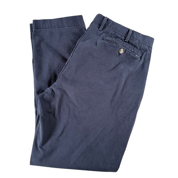 Polo Ralph Lauren Chino Pants Slacks Blue Sz 38x32 - Picture 1 of 6